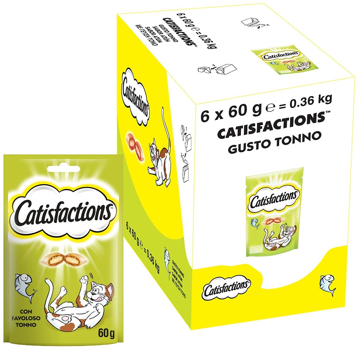 Solidchoice - Catisfactions Katten Snack met Fantastische Tonijn