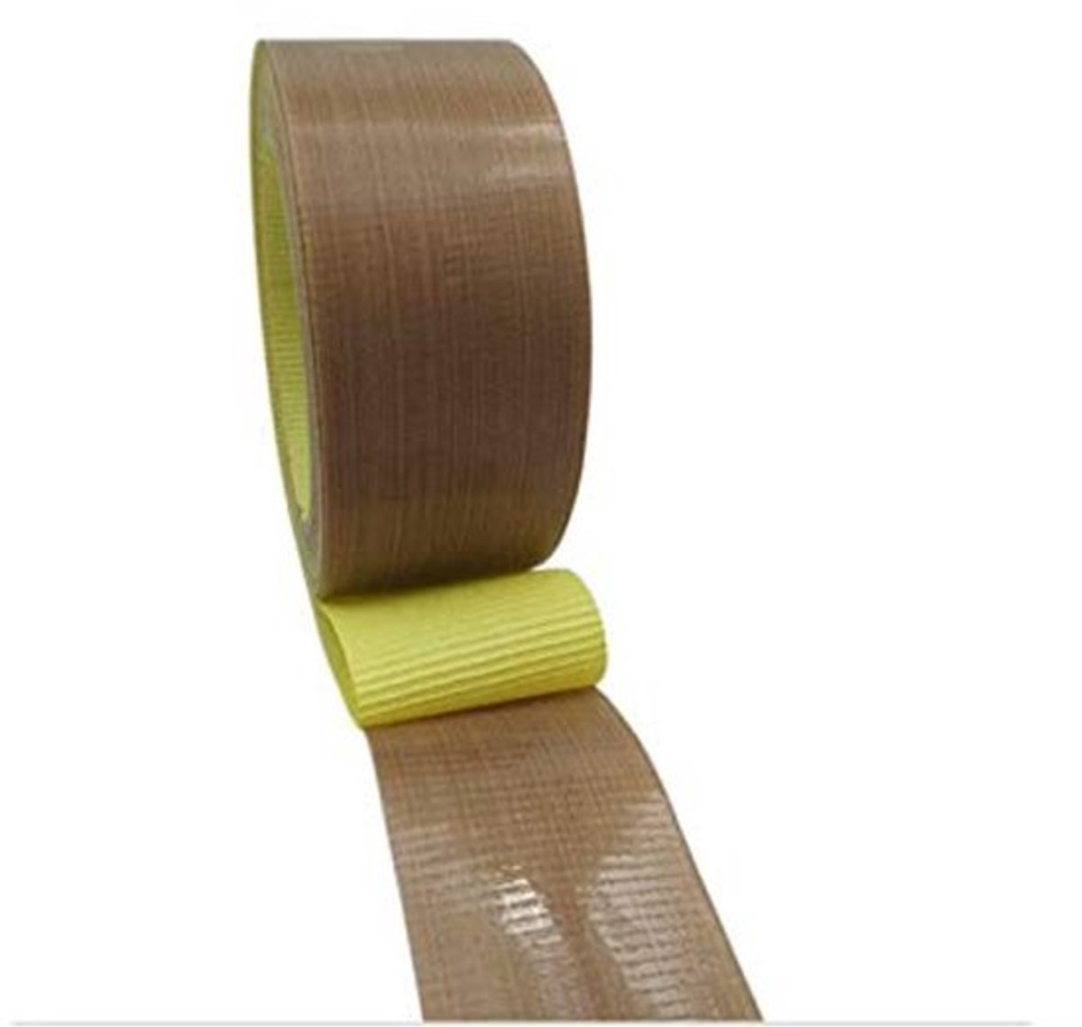PTFE-tape 15mm x 10m - Zelfklevend - Hittebestendig tot 300°C - Glasvezelimpregnatie - Corrosiebestendig - Dikte 0,13mm - Isolatietape