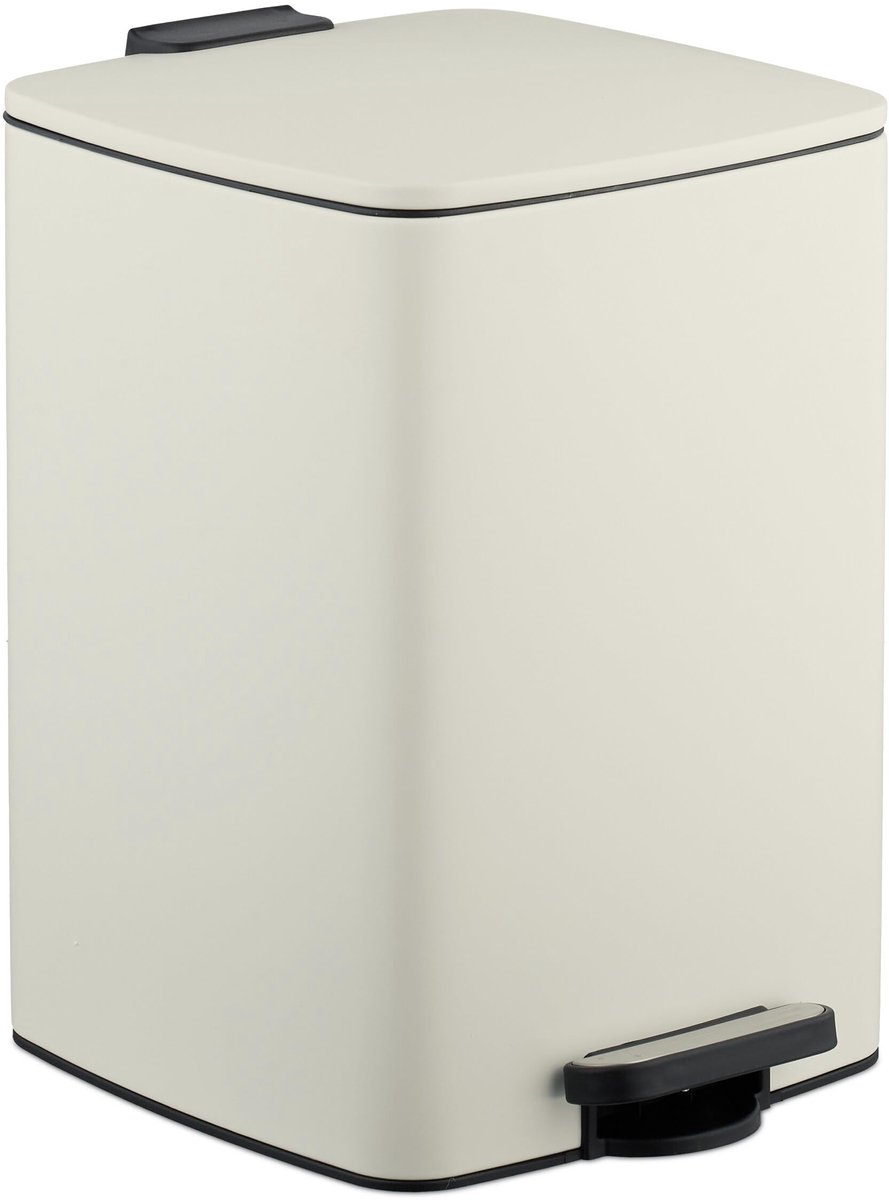 Solidchoice - Pedalafvalemmer 20L met Verwijderbare Binnenemmer
