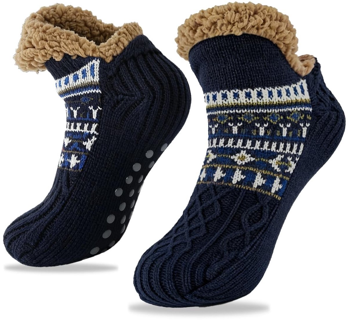 Solidchoice - Warme Knuffelsokken met Antislip voor Thuis