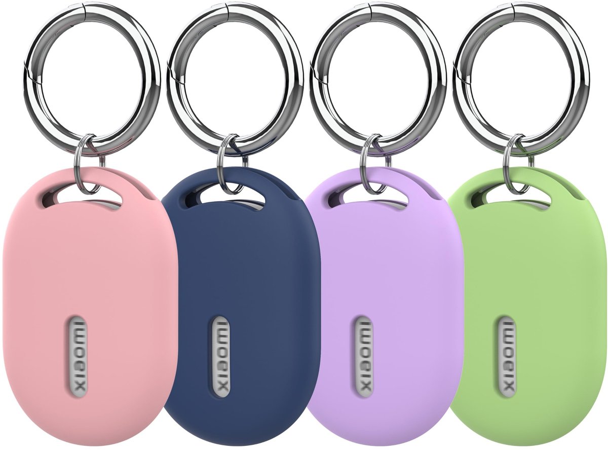 Solidchoice - Set van 4 Zachte Siliconen Beschermhoezen voor Smart Tags