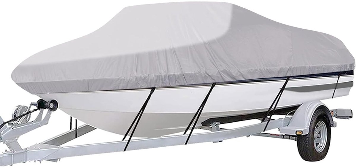 Solidchoice - Waterdichte Bootcover voor V-vormige Botten 14-16FT