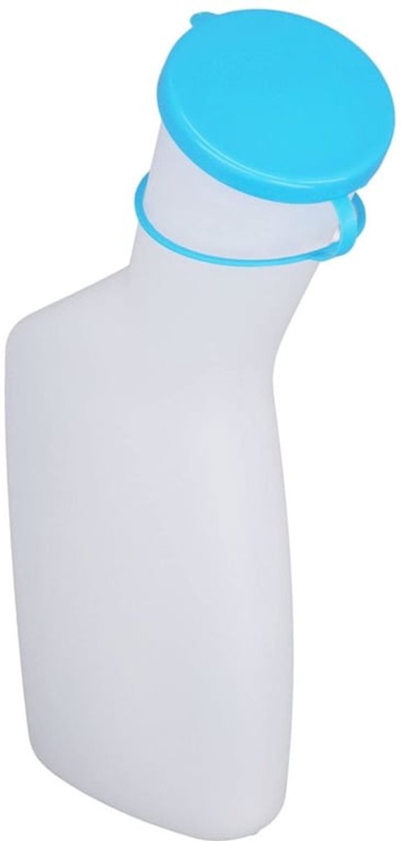 Urinefles 1000ml - Draagbaar Urinoir - Lekvrij - Geschikt voor Zorg en Reizen - Eenvoudig te Reinigen - Stevig Materiaal