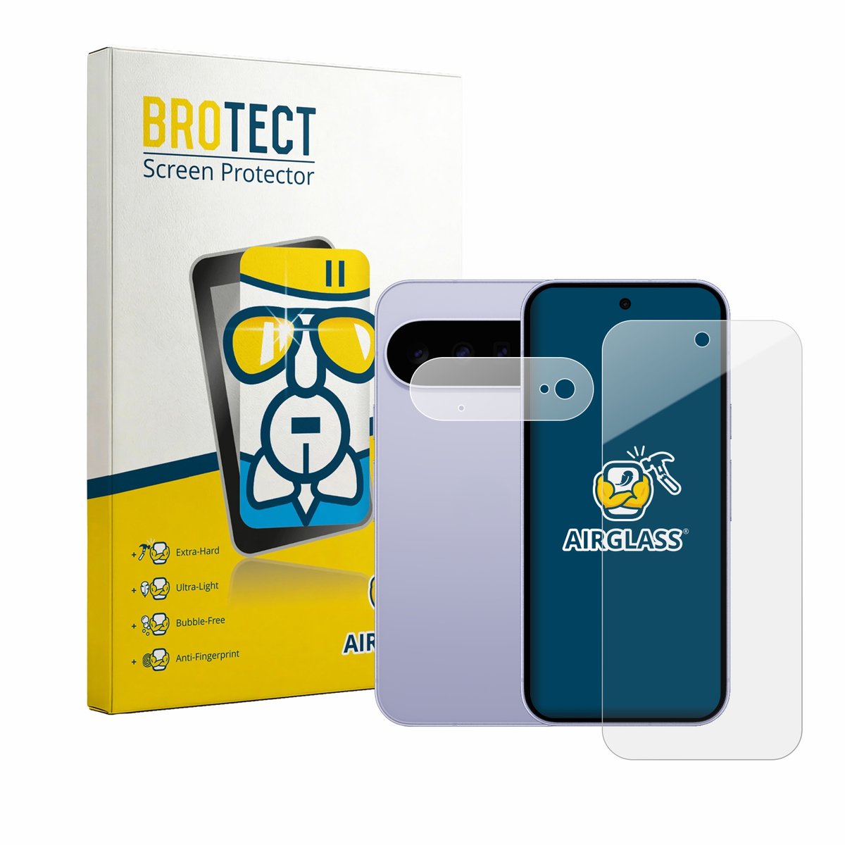 Screenprotector voor Google Pixel 11 (Voor+Camera) Beschermglas transparant
