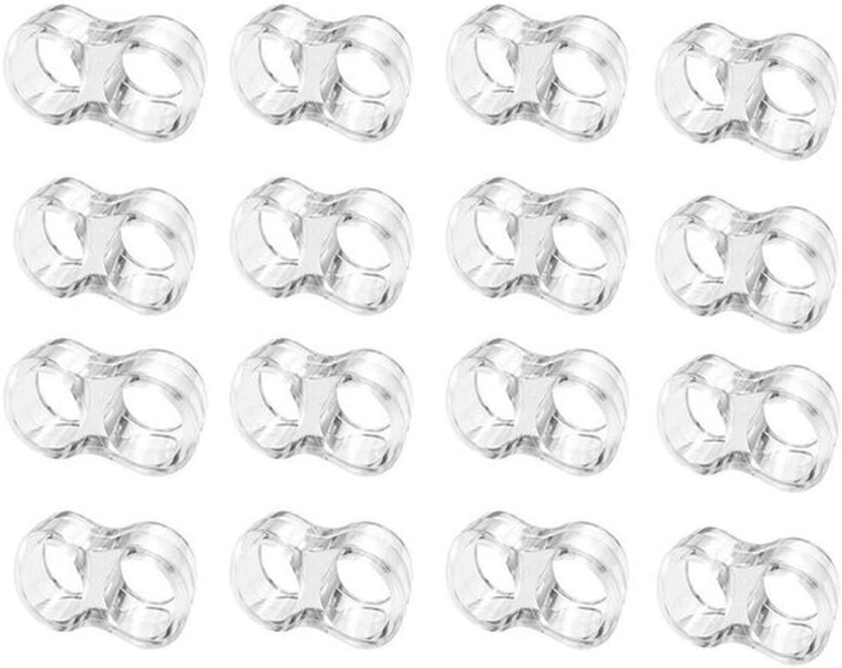 Binnendeurstoppers - Siliconen Deurstoppers - Bescherming voor Deuren - 16 Stuks - Veiligheid voor Thuis - Voor Binnengebruik - Zacht en...