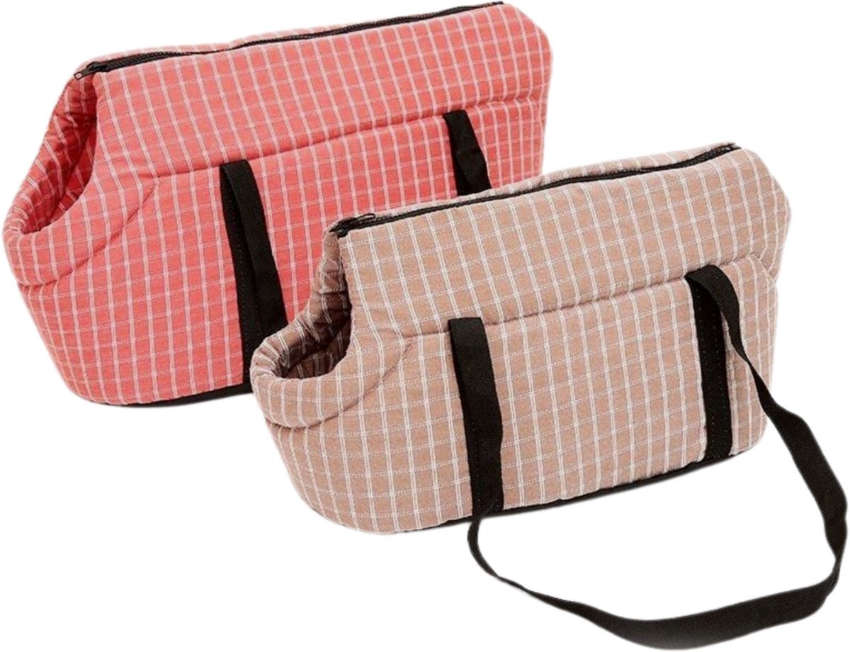 Hondentas Foldable Pink, L - 9 kg