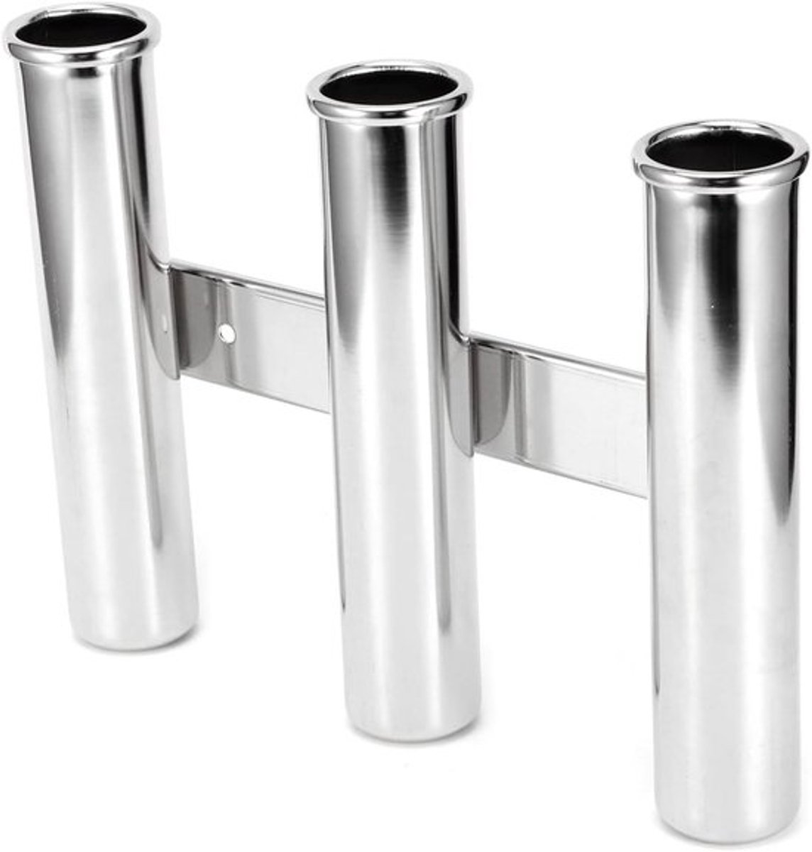 RVS Rod Holder voor Boot - 3 TUBES, Ideaal voor Vissen, Maritieme Accessoires en Bootuitrusting