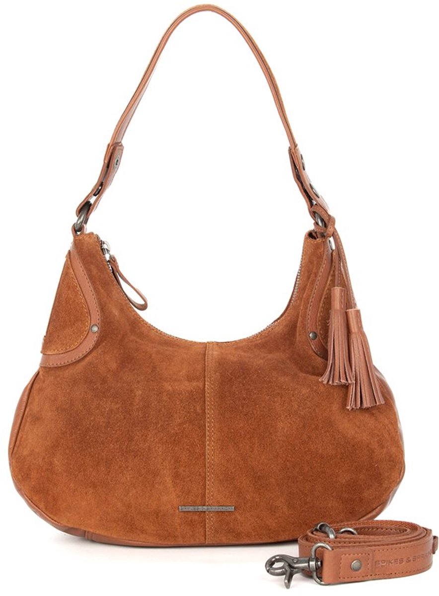 Leren Schoudertas - Anne-Lou - Mocca