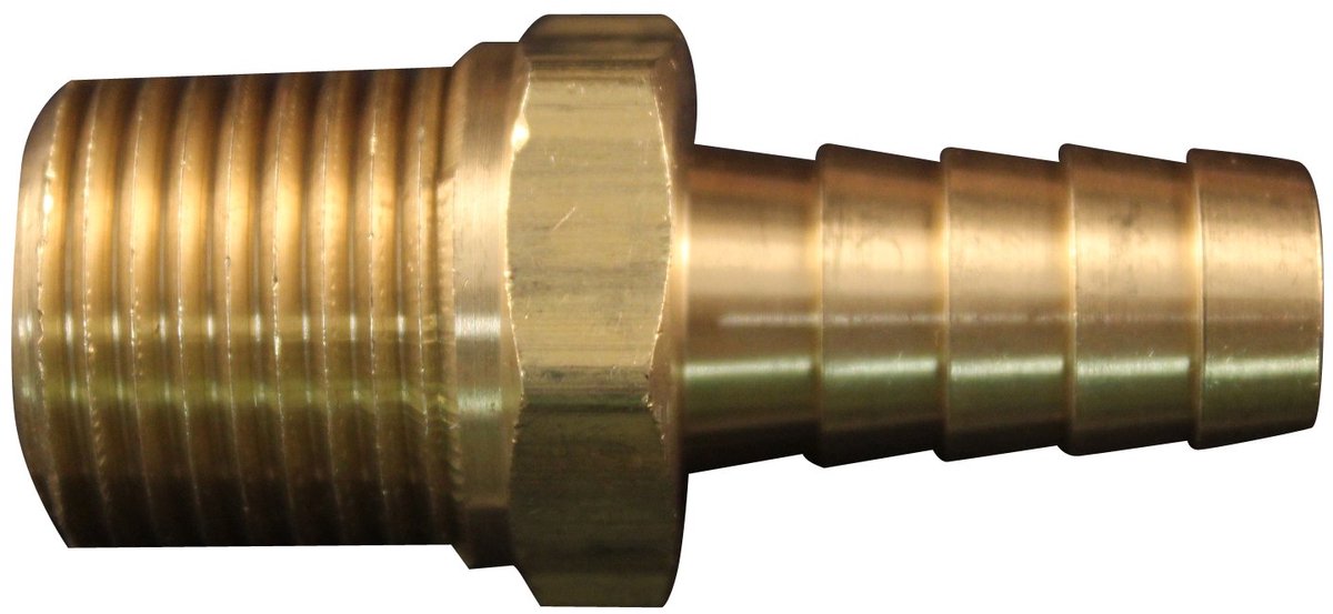 Stekker 3/20,3 cm voor 1/2 inch slangen