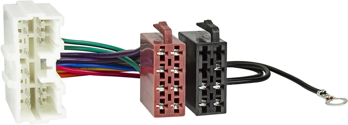 Radio adapter kabel - geschikt voor Mitsubishi 1996-2006 - 16-polig iso standaard - eenvoudig aansluiten - ShopVlot