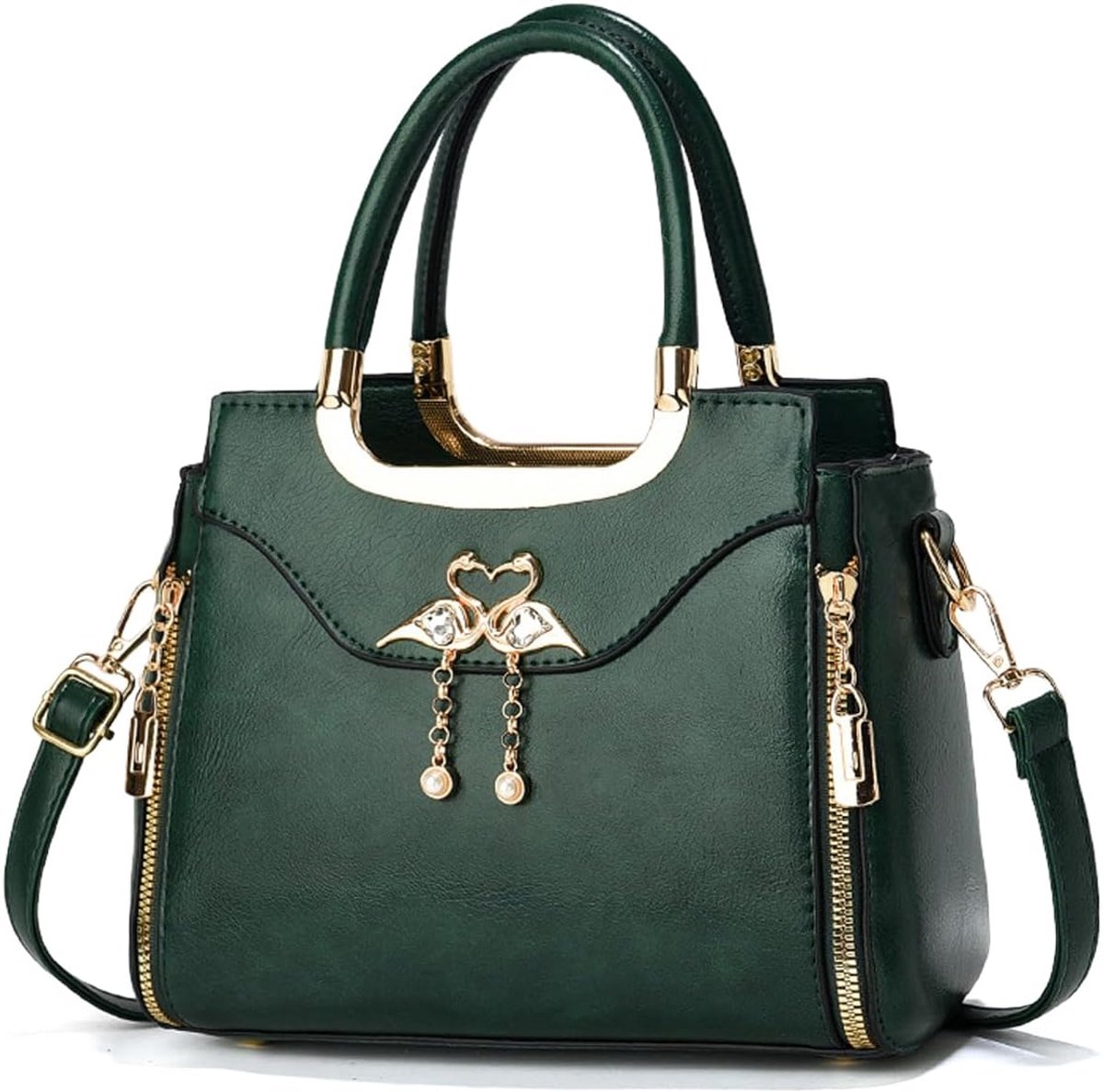 Dameshandtas Klein Elegant - PU Leer - Designer Handtas met Hangertje - Ideaal voor Dagelijks Gebruik - ShopVlot