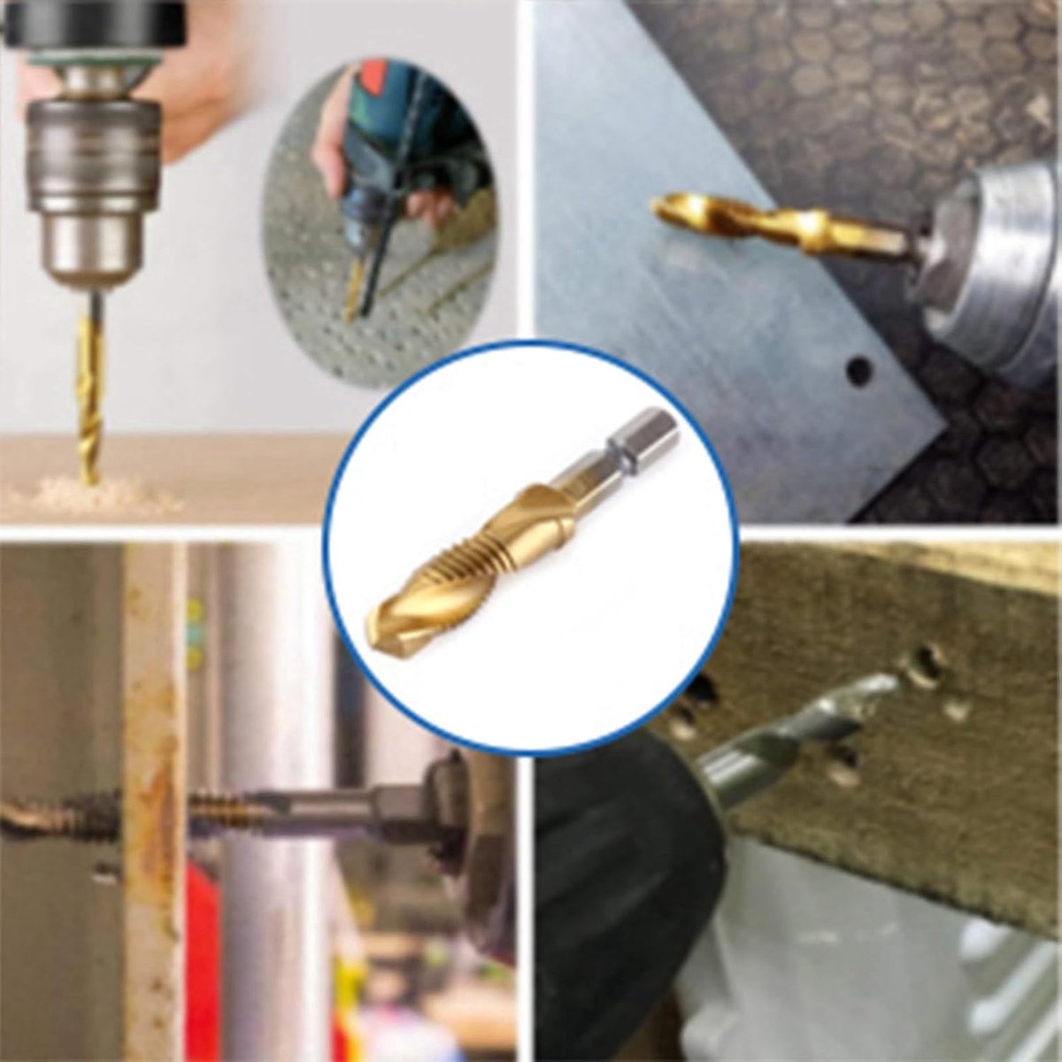 Taps M3 tot M10 - HSS met nitrering - Hoge hardheid en roestbestendig - Voor nauwkeurig draad tappen - ShopVlot