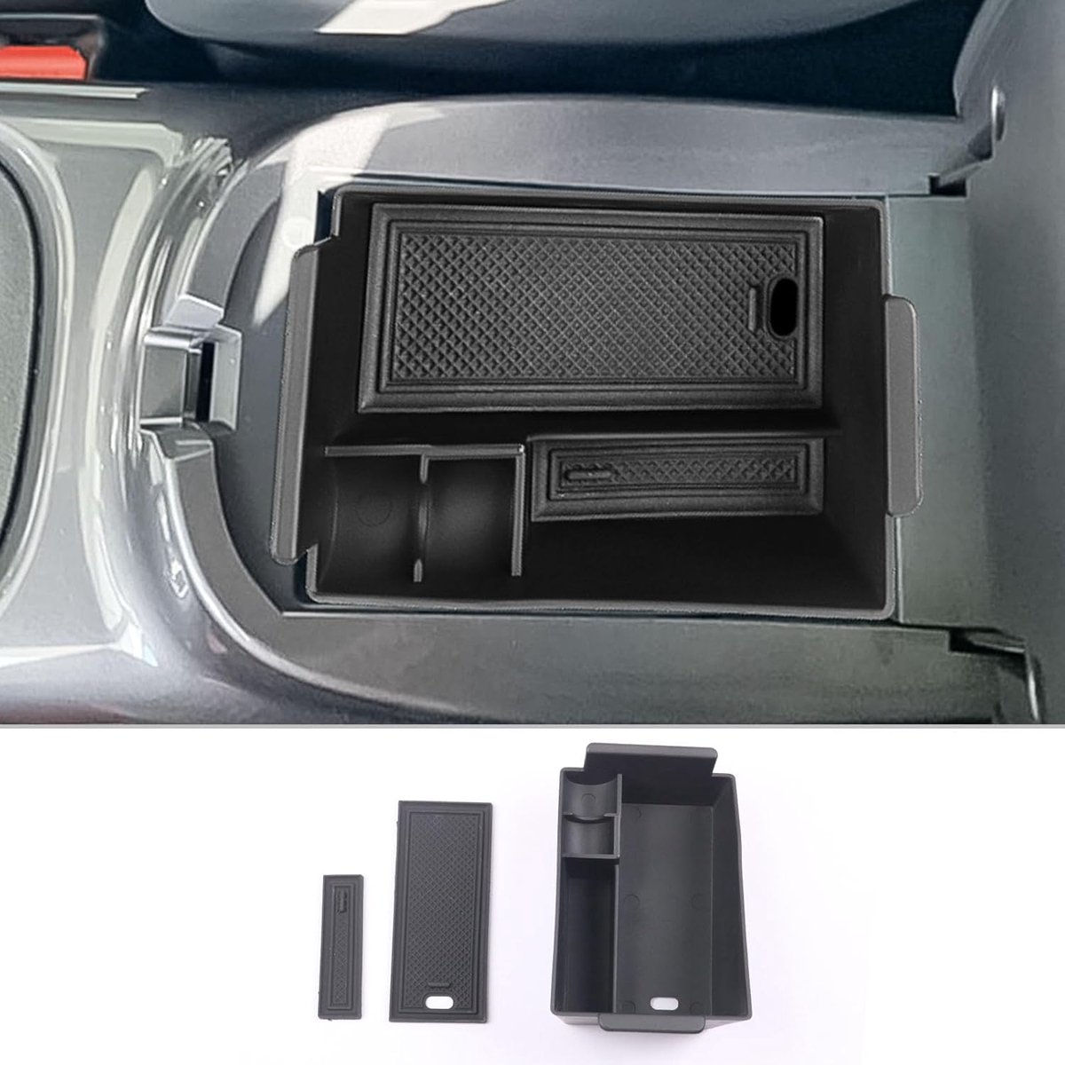 Organisator voor middenconsole Nissan Juke F16 2019-2026 - ABS kunststof - Waterdicht - Maximaliseer opslagruimte - ShopVlot