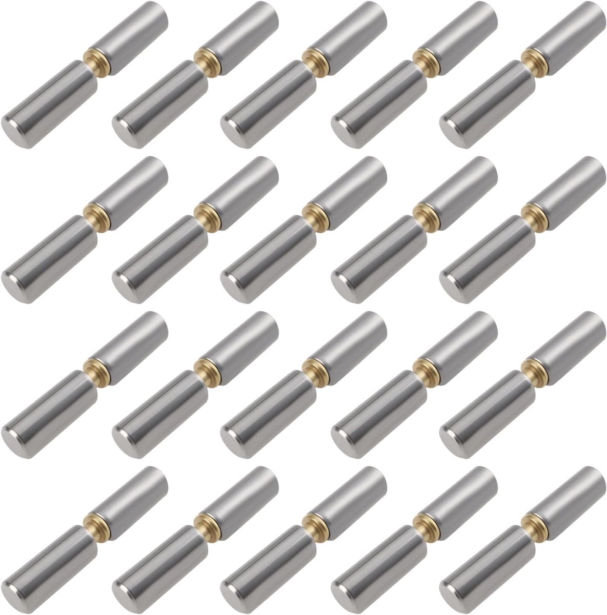 Kogelscharnier 60mm - gelast staal - hoge hardheid - ideaal voor metalen deuren - ShopVlot
