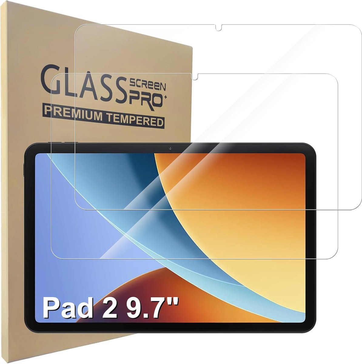 Displaybeschermfolie voor Xiaomi Redmi Pad 2 9,7 inch - gehard glas - 9H hardheid - optimale schermbescherming - ShopVlot