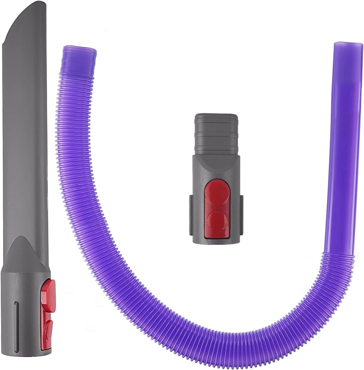 Pack of 3 Universal Vacuum Cleaner Accessories, Corner Nozzle, Tube and Adapter, for V7 V8 V10 V11 V12 V15, for - ShopVlot