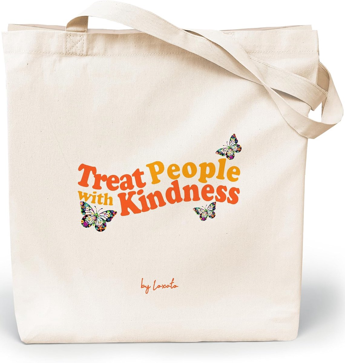Women's Fabric Bag, Shopping Bag, Cotton, Beautiful Bags, Treat People with Childhood, Large - ShopVlot