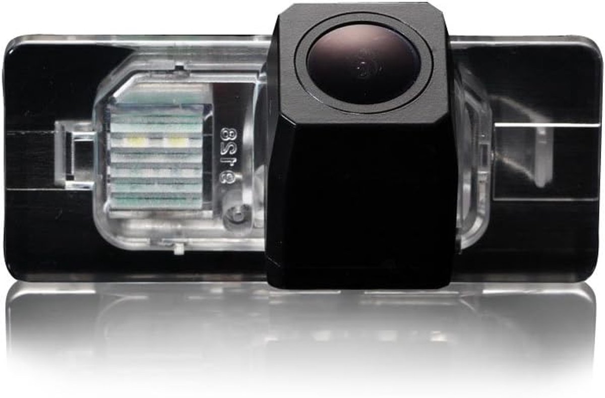 Car rear view camera 1280 x 720p and with waterproof rear view camera integrated in license plate for Audi A4 A4L B8 - ShopVlot