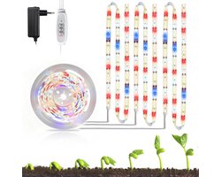 LED Grow Light Strips, Grow Lights for Full Spectrum Indoor Plants, Sunlight Plant Grow Light for Seeding - ShopVlot