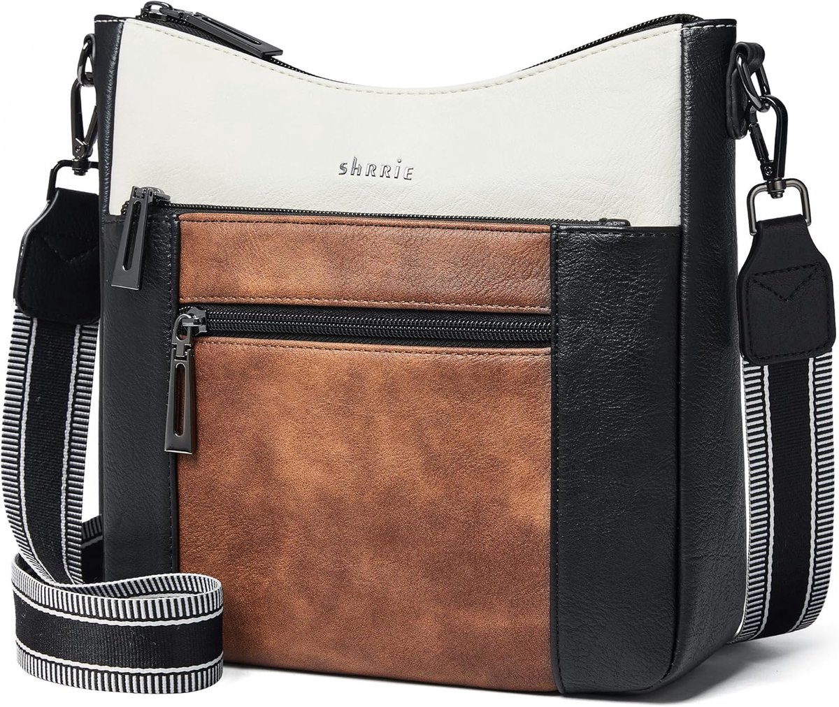 Crossbody tas voor vrouwen - trendy vegan lederen hobo handtas - met afneembare riem - ideaal voor reizen - ShopVlot