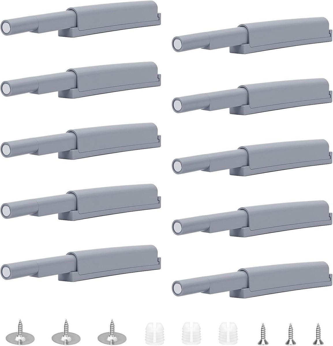 Deur dempers 10 stuks - Soft close - Magnetisch - Geluidsarm openen - ShopVlot