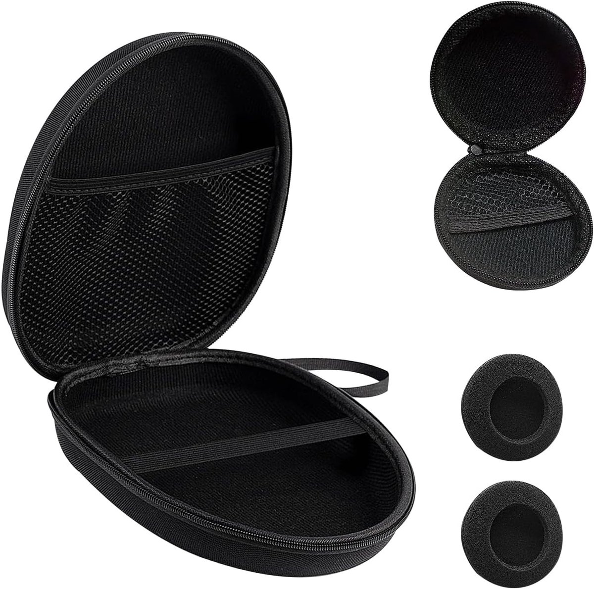 Hoofdtelefoon beschermset 4-delig - EVA hardshell - stofdicht - veelzijdige bescherming - ShopVlot