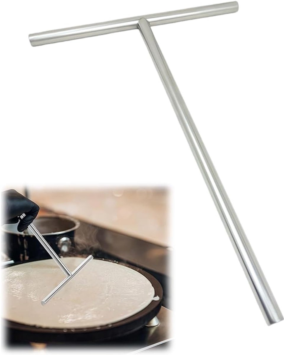 Crepes Divider Stainless Steel Pancake Pan Pancake Pan Accessories for Crepes Maker Household Kitchen Baking Baking - ShopVlot