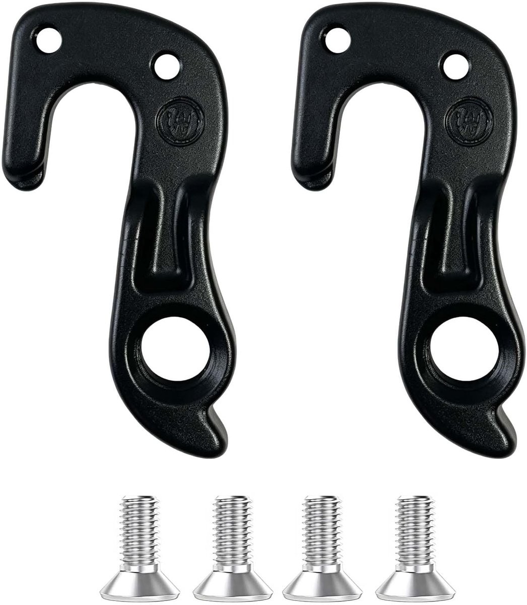2 stuks fietsstaarthaken, reserveaccessoires voor MTB-derailleur, achterschakelaar, fietshaak van aluminiumlegering - ShopVlot