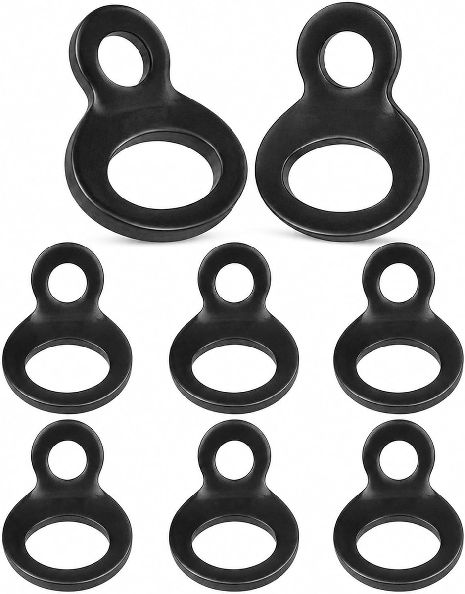 Aanhangwagen sjorringen, roestvrij staal sjorankers, heavy duty stalen V-ringbouten, ankerring, voor montage in - ShopVlot
