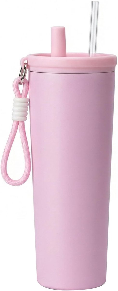 Thermosbeker 750 ml - roestvrij staal - lekvrij - ideaal voor warme en koude dranken - ShopVlot