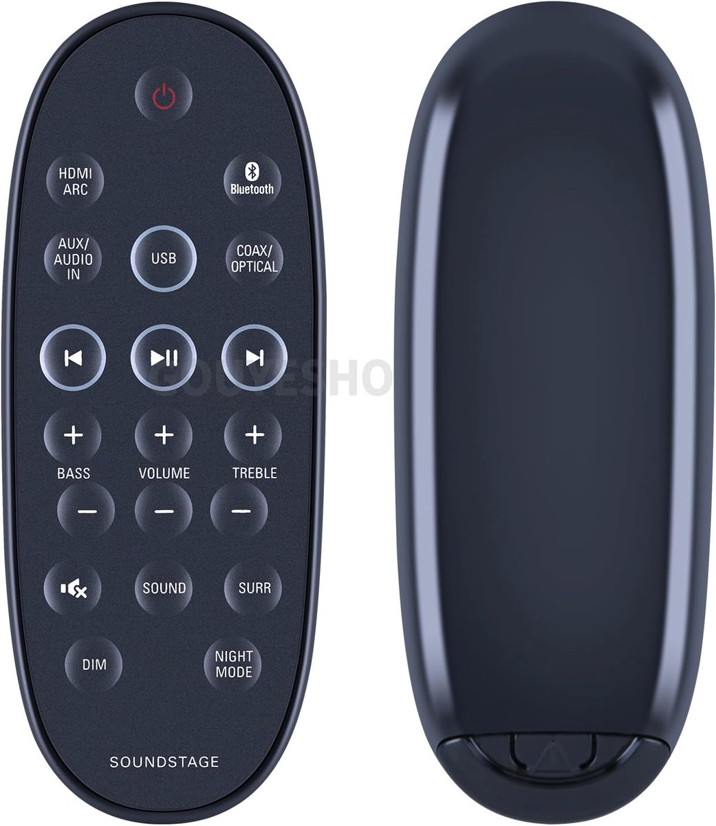 Afstandsbediening voor Philips Soundstage HTL4110B/HTL4111B - Eenvoudig en compact - Geen installatie nodig - ShopVlot