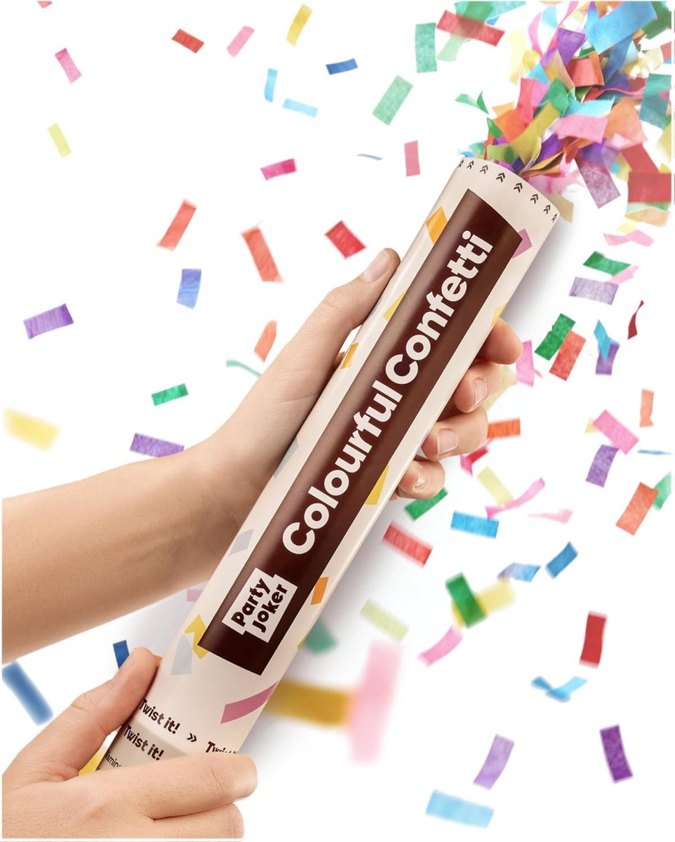 Confetti kanonnen 10x - Multikleur - Veilig en eenvoudig te gebruiken - Onvergetelijke vieringen - ShopVlot