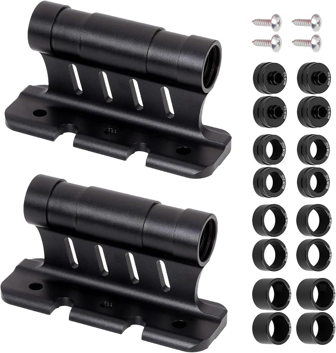 Dailygoods- Fietsvorkbevestiging Aluminiumlegering - Multifunctioneel Accessoire - Snelsluiting - Roestbestendig - Compact - Veilig Monteren - Fietshouder