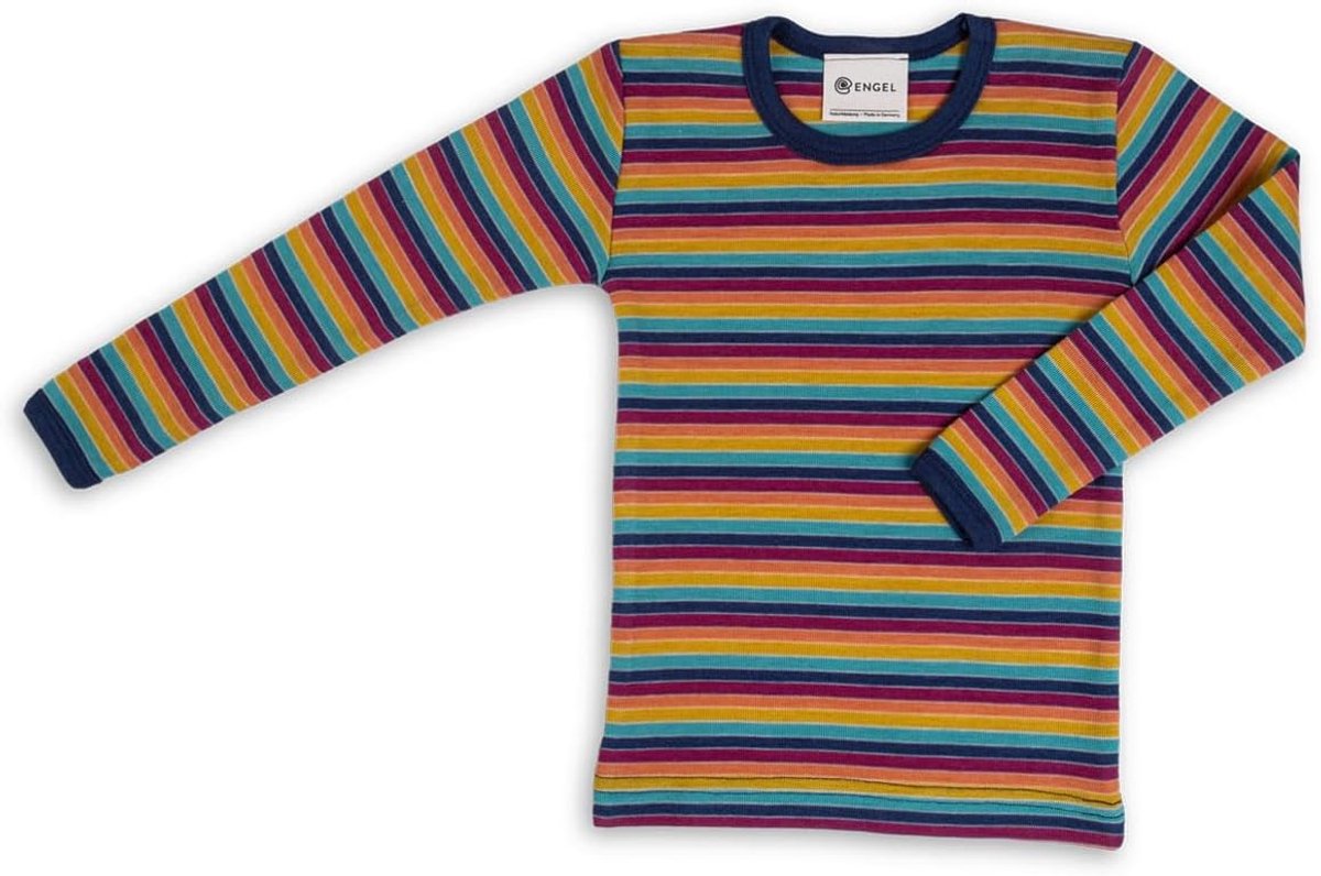 Kinderonderhemd lange mouw - 70% KbT merinowol - 30% zijde - zacht en warm - ShopVlot