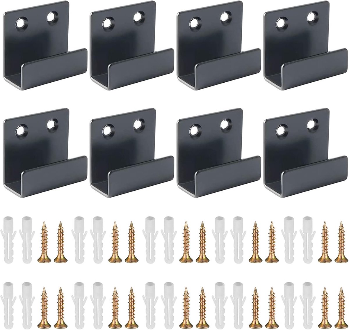 Tegeldisplaystandaard 8 Stuks - Metalen Haken - Sterk en Duurzaam - Voor Schilderijen en Foto's - ShopVlot