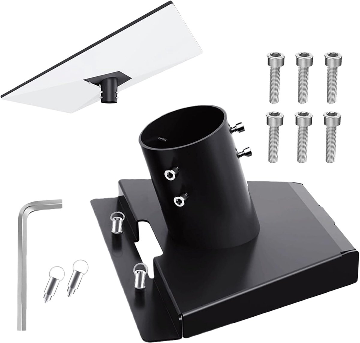 Starlink Gen 3 tube adapter 20 x 15 x 11 cm - robuust ijzer - weerbestendig - eenvoudige installatie - ShopVlot