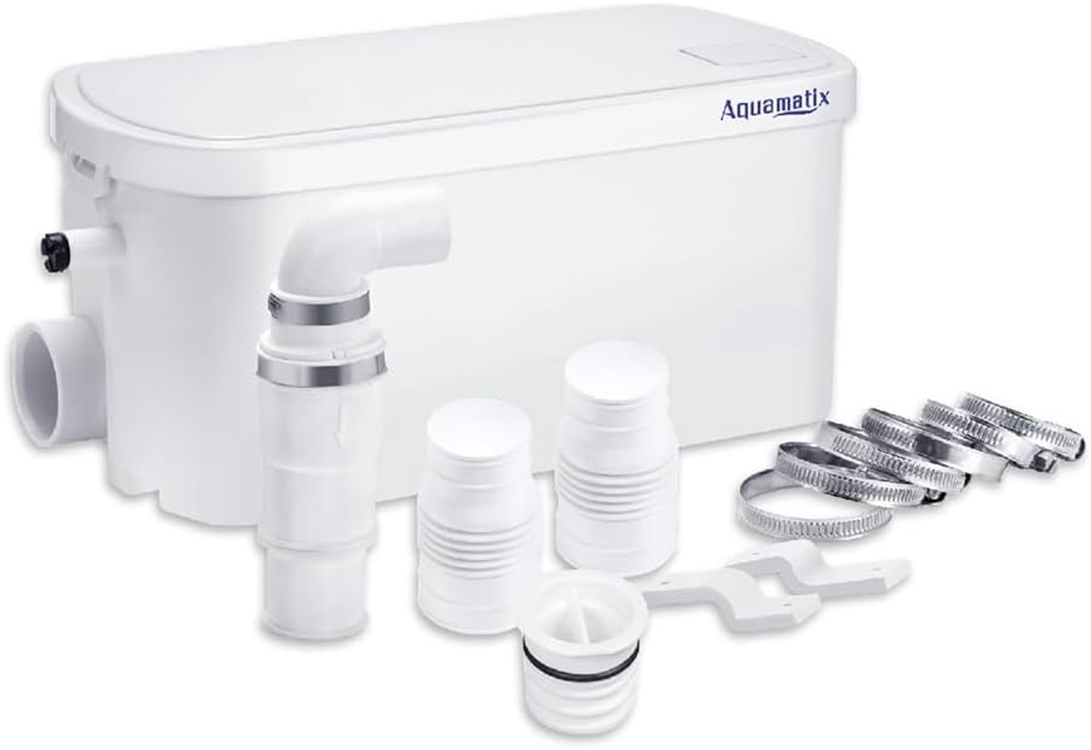 Afvoerpomp 250 W - Compacte pomp - 100 l/min - Ideaal voor douches en wastafels - ShopVlot