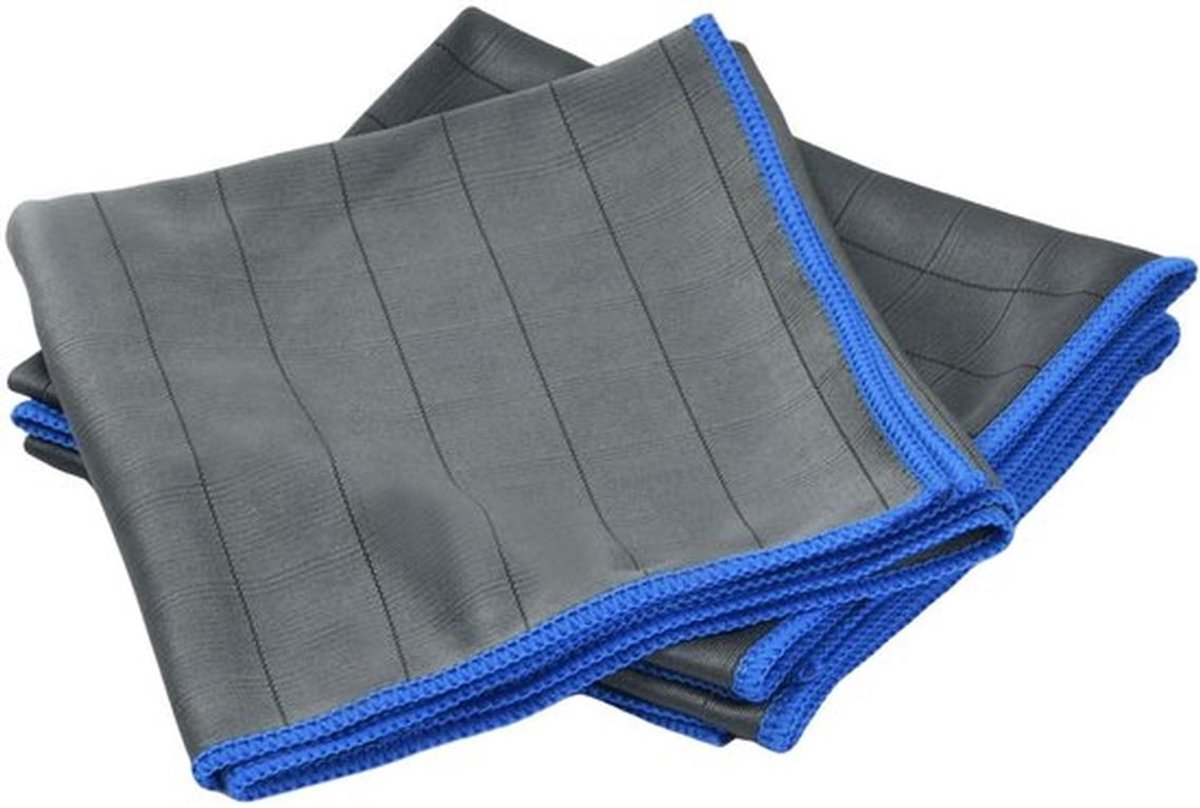 3 x carbon microvezeldoek, microvezel glasreinigingsdoek, carbon doeken voor ramen, raampoetsdoeken, streepvrij, microvezel poetsdoek voor de auto, pluisvrije poetsdoek, 40 x 50 cm, 400 g/m²
