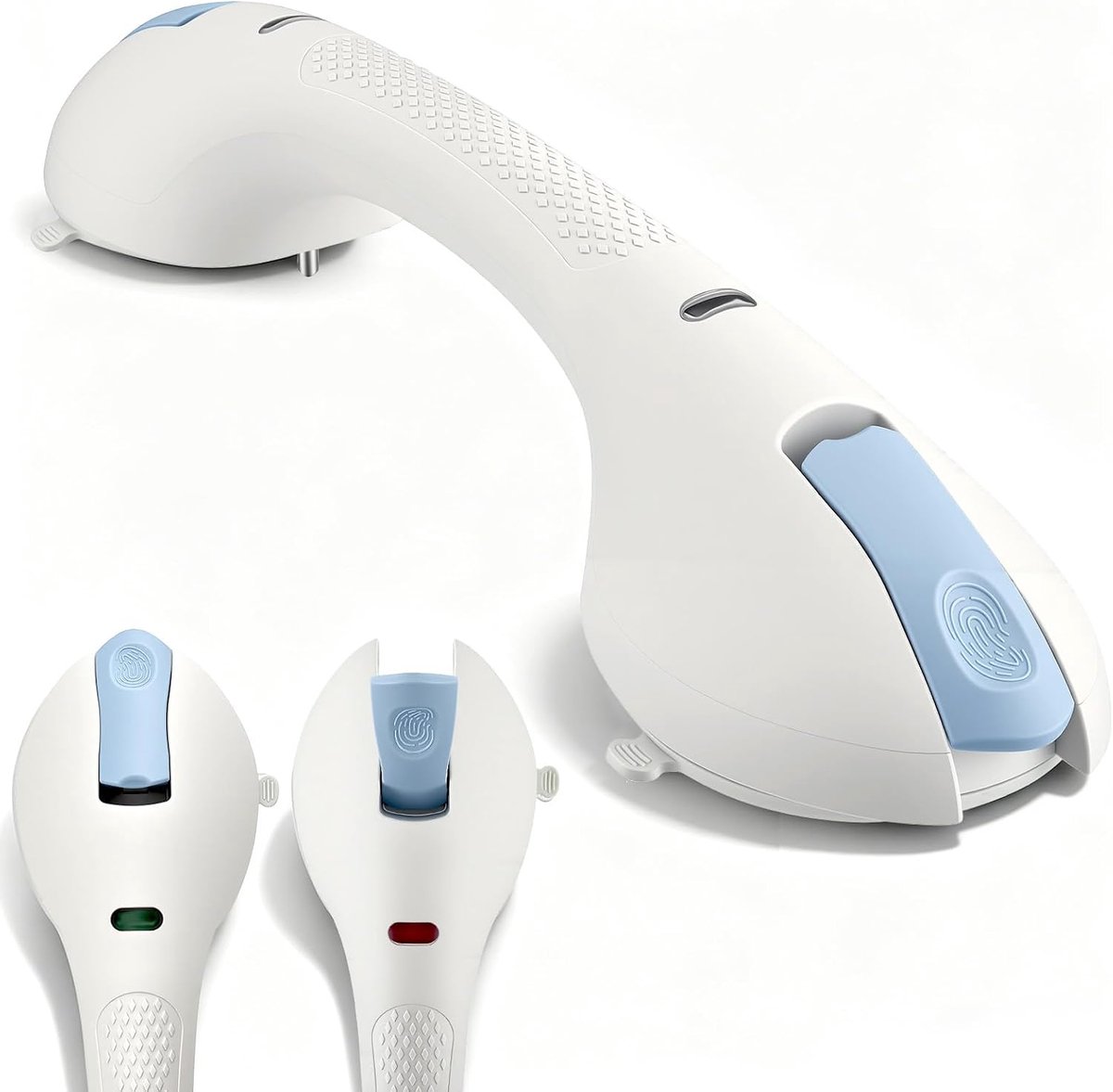 Douchehandgreep 44 cm - Zuignap 10 cm - Antislip handgreep - Voor meer veiligheid in de badkamer - ShopVlot