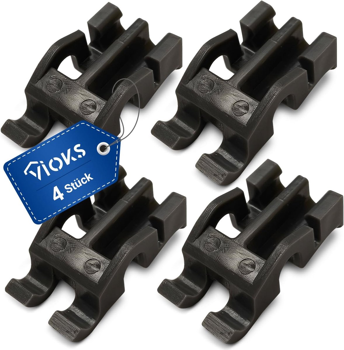 Vervangende Base Basket Houder - 4 x Clips - Geschikt voor Indesit en Whirlpool - ShopVlot