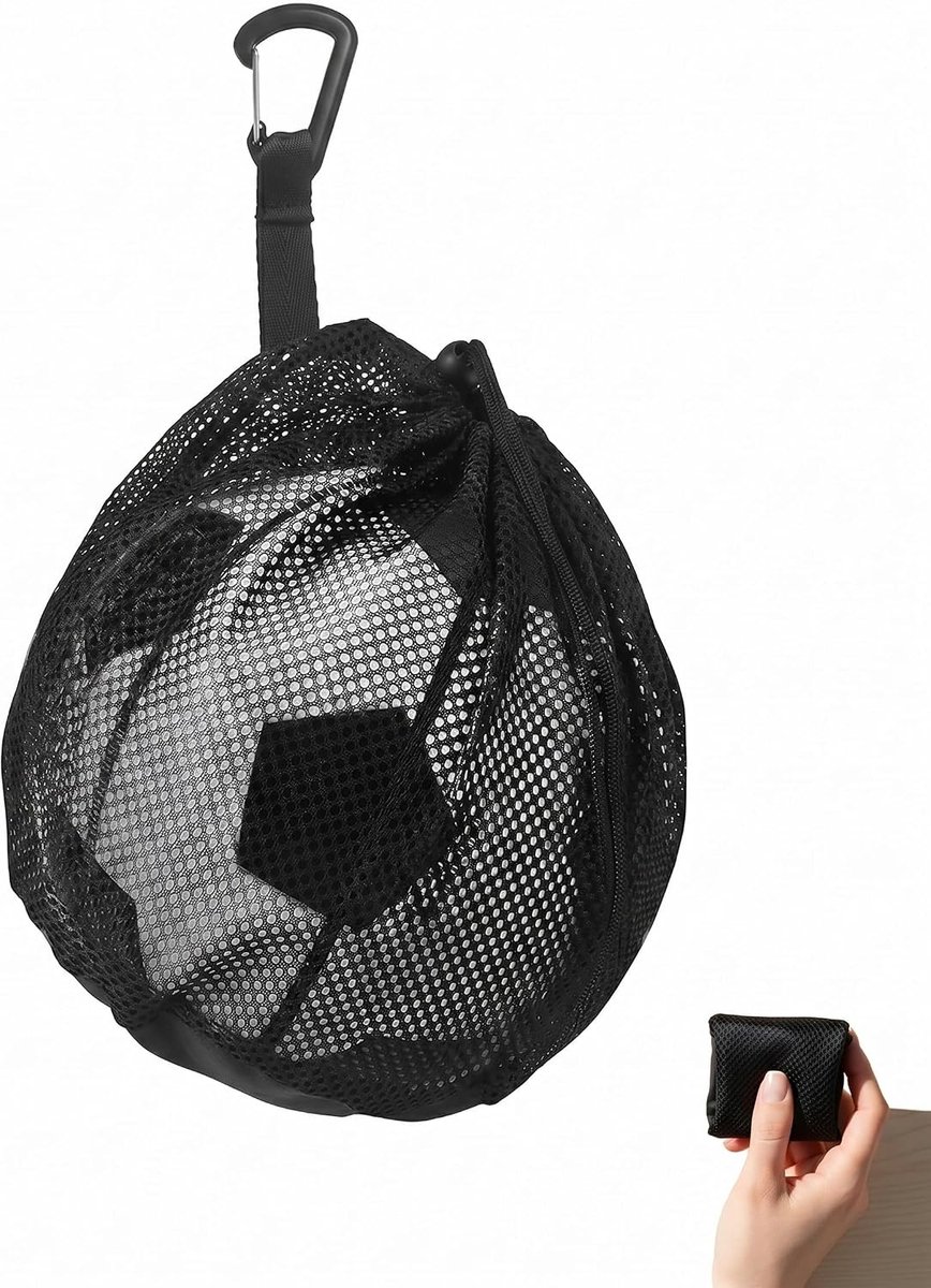 Balnet met karabijnhaak - ademend mesh - antislip en vochtbescherming - compact en opvouwbaar - ShopVlot