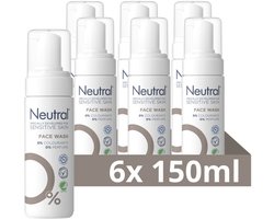 Neutral - 0% Lotion - Face Wash - 6 x 150 ml