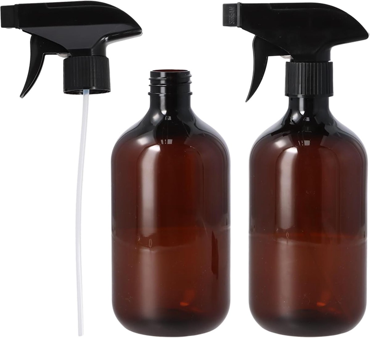 Sprayflessen 500ml - Bruin - Verstelbare drie standen - Ideaal voor tuinieren en schoonmaken - ShopVlot