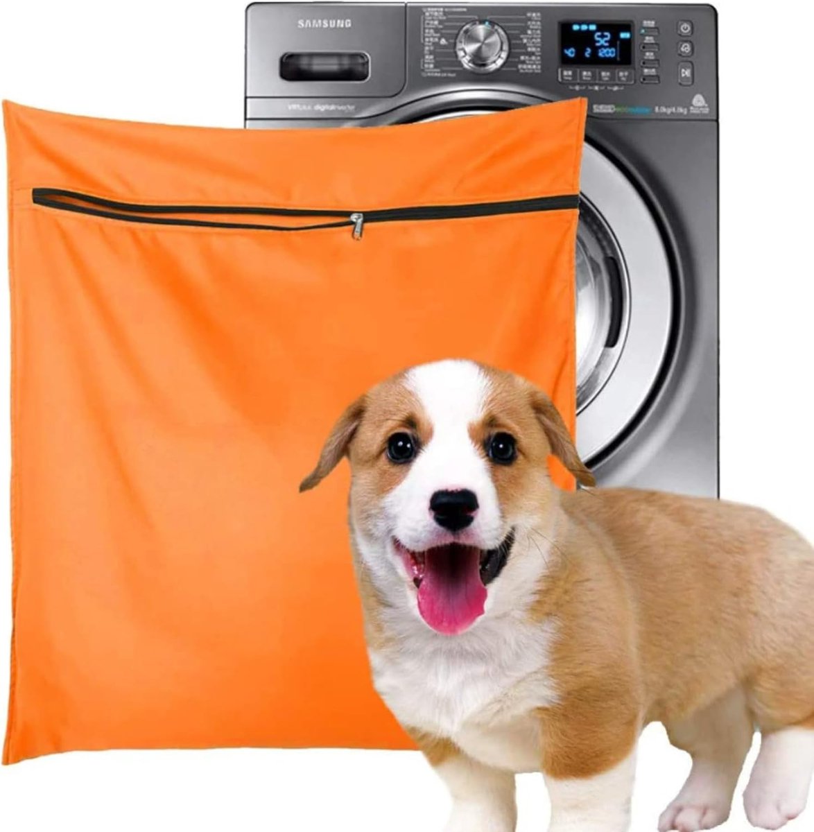 Waszak voor huisdieren 70x65cm - Polyester twill - Houdt losse dierenharen tegen - Geschikt voor wasmachine - ShopVlot