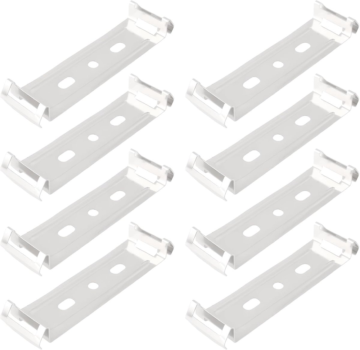 Led Batten Tube Light Montagebeugels 74x20x9mm - Staal - Precisiepassend - Voor eenvoudige installatie - ShopVlot