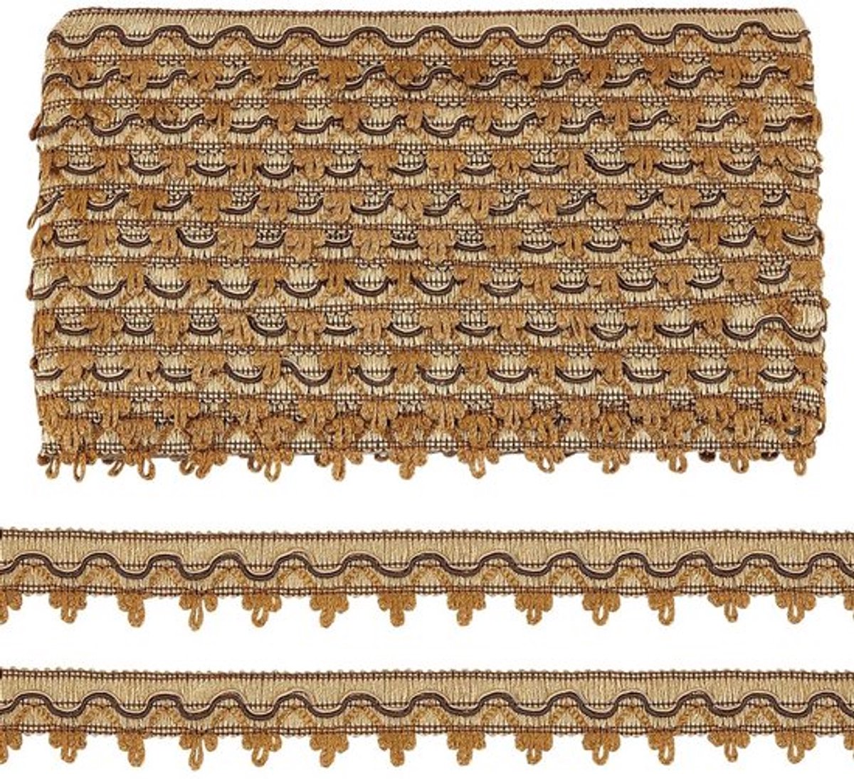 Gevlochten Polyesterlint 12 m - Decoratielint - Vlechtband - Naaien - Woondecoratie - Kostuum - 30 mm breed, 1,5 mm dik