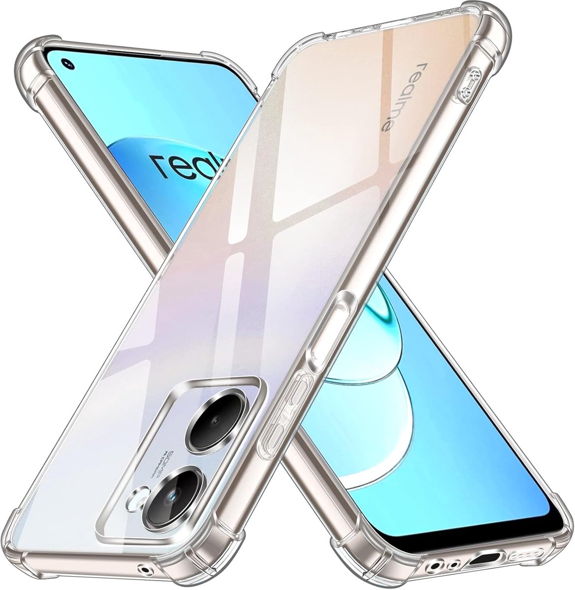 Mobiel hoesje TPU transparant - anti-scratch siliconen bescherming - unieke hoeken voor betere schokabsorptie - ShopVlot