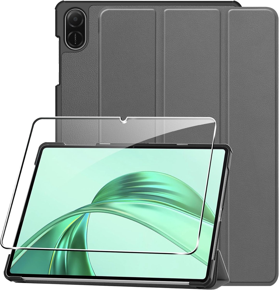 Beschermhoes Honor Pad X8a 11 Inch 2024 - Kunstleer - Met standaard - Volledige bescherming - ShopVlot