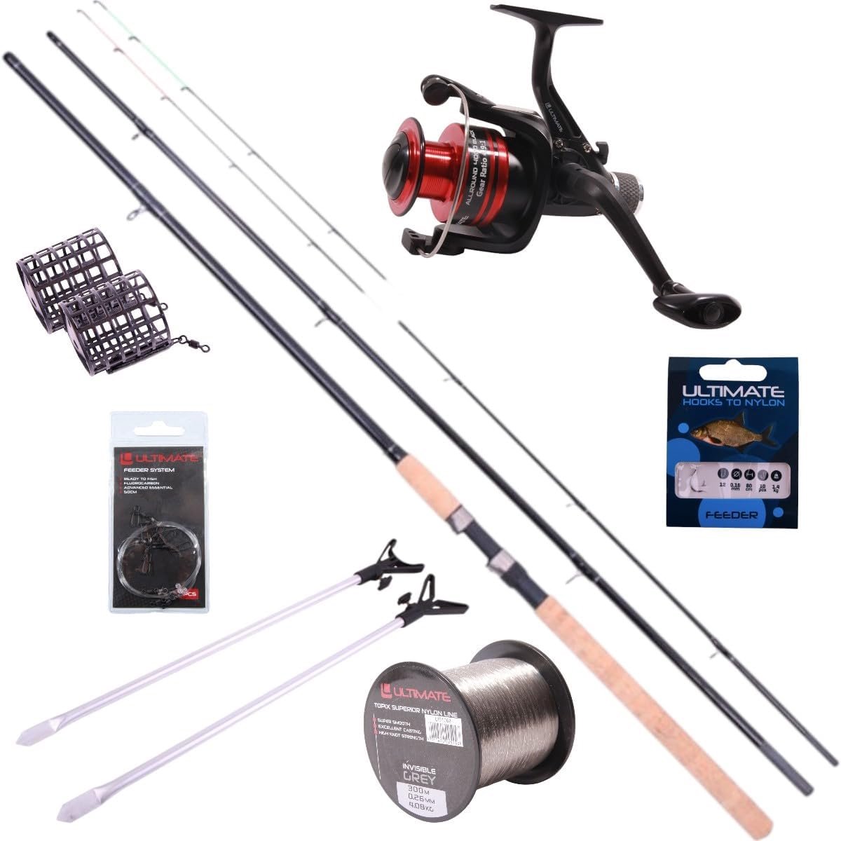 Ultimate Recruit Feeder Set With Cork Handle - Whitefish Set - ShopVlot
