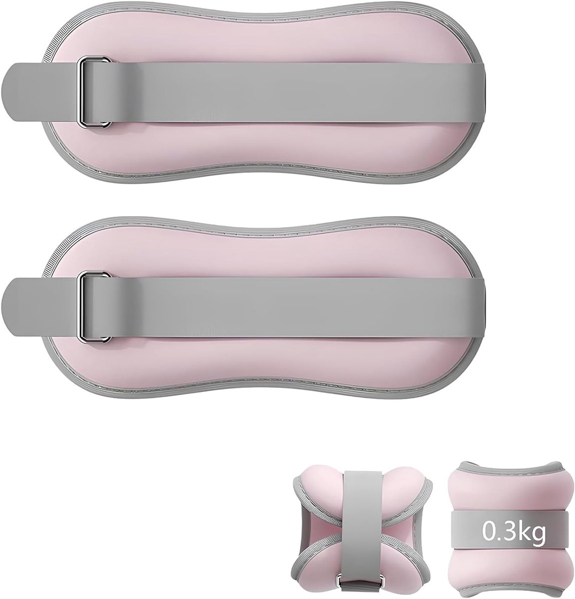 Adjustable Weight Cuffs for Ankles, Weight Cuffs with Weight, Each Weight Cuffs for Legs, Pilates, for Yoga, Dance - ShopVlot